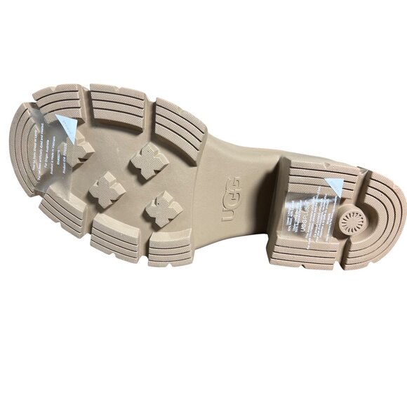 UGG Brown and Cream Fur Ankle Booties - Picture 9 of 10